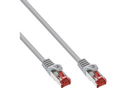 Kabel InLine Cat.6 S FTP koper 3 meter grijs