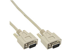 Kabel InLine S VGA 15HD M-M 2 meter beige en grijs