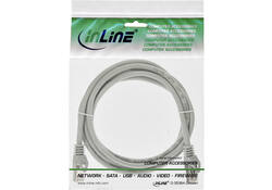 Kabel InLine Cat5e U UTP 2 meter grijs