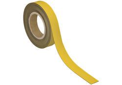 Magneetband MAUL beschrijf- wisbaar 10mx30mmx1mm geel