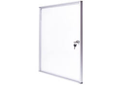 Binnenvitrine wand MAULextraslim whiteboard 6xA4 met slot
