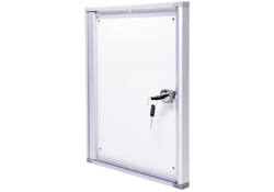 Binnenvitrine wand MAULextraslim whiteboard 1xA4 met slot