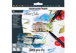 Sketch marker Eberhard Faber 18 stuks assorti