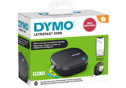 Labelprinter Dymo LetraTag 200B draagbaar bluetooth 12mm zwart