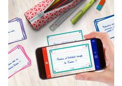 Flashcard Oxford 2.0 75x125mm 80vel 250gr lijn mint