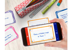 Flashcard Oxford 2.0 75x125mm 80vel 250gr lijn oranje