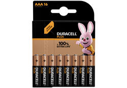 Batterij Duracell Plus 16xAAA