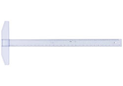 Tekenhaak Aristo GeoCollege 75cm transparant
