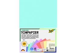 Knutselpapier Folia A4 100vel 10 pastelkleuren