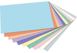 Knutselpapier Folia A4 100vel 10 pastelkleuren