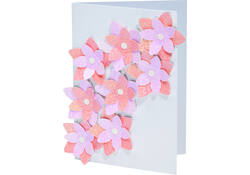 Glitterkarton Folia 50x70cm 300gr 5 vel ice assorti