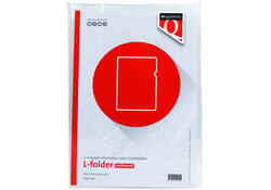 Insteekmap L-model Quantore A4 PP 0.18mm nerf 25 stuks
