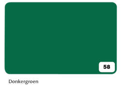 Fotokarton Folia 2-zijdig 50x70cm 300gr nr58 donkergroen
