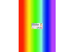 Fotokarton Folia 2-zijdig 50x70cm 300gr regenboog