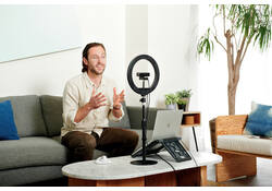 Ringlamp Kensington L1000 Bicolour met webcam mount