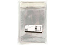 Cellofaanzak Creativ Company 17.3x12.3cm 25 micron met plakstrip 200 stuks