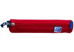 Pennenetui Oxford rond rood