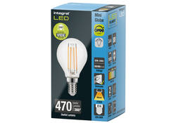 Ledlamp Integral E14 2700K warm wit 3.4W 470lumen