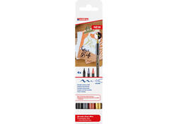 Brushpen edding 1340 letteringset assorti set à 4 stuks