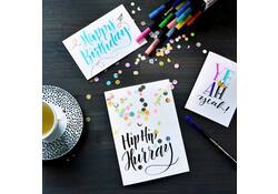 Brushpen edding 1340 Happy L ettering assorti set à 9 stuks
