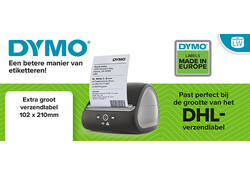 Etiket Dymo LabelWriter 5XL verzendlabel 102x210mm 6 rollen á 140 stuks wit