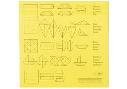 Vouwkartons vierkant 16x16cm 105gram assorti