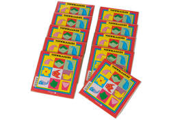 Vouwblaadjes vierkant 12x12cm 65gram assorti