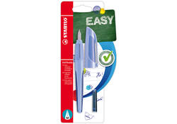 Vulpen STABILO Easybuddy rechtshandig medium babyblauw blister à 1 stuk