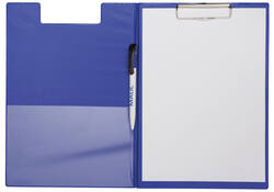 Klembordmap MAULpoly A4 staand PP-folie blauw