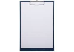 Klembord MAULbalance A4 staand versterkt 3mm karton blauw