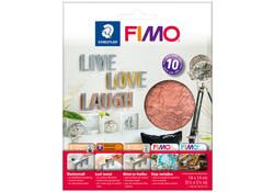 Bladmetaal Fimo 14x14cm 10vel koper