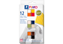 Klei Fimo soft colour pak à 12 natuurlijke kleuren