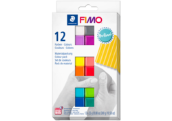Klei Fimo soft colour pak à 12 briljante kleuren