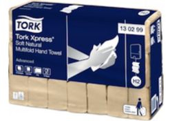 Handdoek Tork Xpress Soft Multifold Advanced H2 213x240mm 180 vel Natural 130299