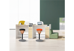 Zit-sta kruk Euroseats Pisa zwart
