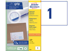Etiket Avery Zweckform 6135 210x148mm wit 200stuks