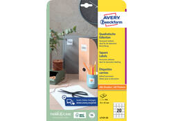 Etiket Avery L7121-25 QR code 45x45mm opaak 500 stuks