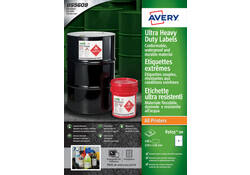 Etiket Avery B3655-50 148x210mm polyethyleen wit 100stuks