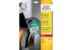 Etiket Avery Zweckform L7912-10 63.5x33.9mm polyethyleen wit 240stuks
