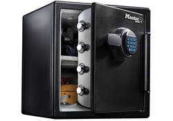 Kluis MasterLock brandvrij en waterdicht electronisch combi-slot XL zwart ZA43