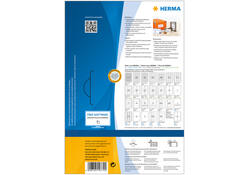 Etiket HERMA 10779 66x33.8mm wit 1920stuks