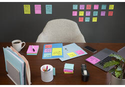 Memoblok Post-it 622 Super Sticky 47,6x47,6mm Cosmic