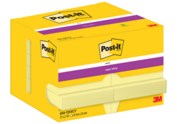 Memoblok Post-it 656 Super Sticky 51x76mm geel 12 stuks