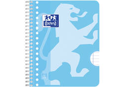 Collegeblok Oxford School A5+ lijn 17-gaats 160 pagina's 80gr pastel assorti