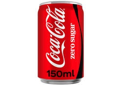 Frisdrank Coca Cola zero blik 150ml
