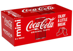 Frisdrank Coca Cola Regular blik 150ml