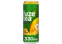 Frisdrank Fuze Tea Green Tea mango chamomile blik 330ml