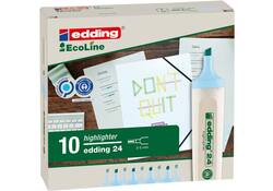 Markeerstift edding 24 Ecoline pastel blauw