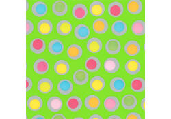 Inpakpapier Special Wrap 200mx70cm spring rounds assorti