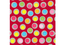Inpakpapier Special Wrap 200mx70cm spring rounds assorti